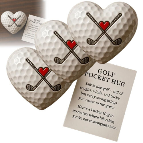 Golfficka-kramminne med inspirerande budskap