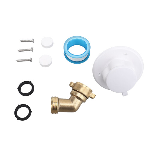 10 Stück RV Wasserfüll-Einlass-Kit aus Messing, 45 Winkel 2