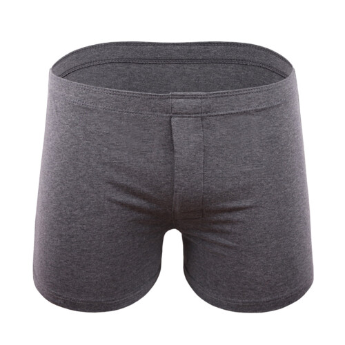 Herren-Boxershorts mit elastischem Bund, atmungsaktiv, einfarbig