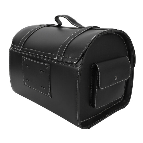 29.5L Black Motorcycle Tail Bag with Lock