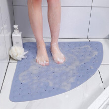 Eckbadematte, rutschfeste Eckduschmatte für die Dusche, waschbare Eckduschkabinenmatte für Badezimmerzubehör, Geschenkidee