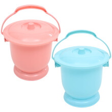OUNONA 2Pcs Lightweight Adult Urinal Bottle with Odor Isolation Red