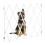 Stor hundebarriere, naturlig bambus 14