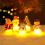 5 luzes de LED sem chama para decoração de Natal 1