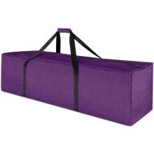 Sac de voyage extra-large imperméable de 117 cm (46 pouces) avec fermeture éclair, idéal pour les voyages, le camping et le sport – Pliable,