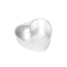 Moule à gâteau en forme de cœur de 15 cm, antiadhésif, à fond amovible.