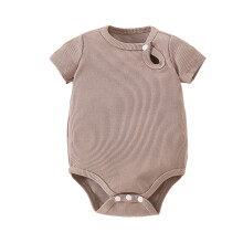 Fashion Little Girl Clothes Onesie Ribbed Bodysuit Warm Long Sleeve Bodysuit Climbing Clothes, Sizes 0-36 Months
