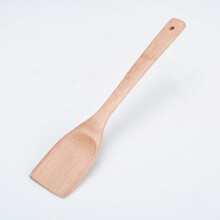 Cuchara de bambú de 30 cm, antideslizante, para la cocina.
