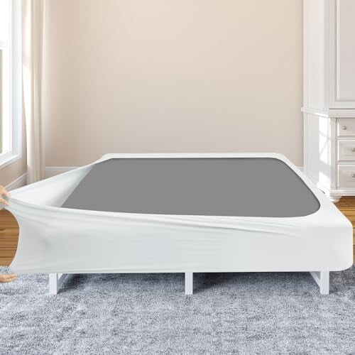 Boxspringbettbezug in King-Size, Jersey-Strick, dehnbar, 4-seitig