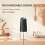 2PCS Rechargeable Electric Salt and Pepper Grinder Set, Automatic Gravitys Grinder Adjustable Coarseness Led Light 4
