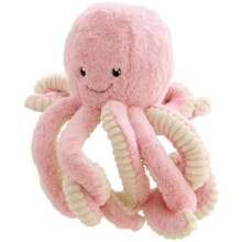 Almohada de pulpo rosa claro de 18 cm (7 pulgadas)
