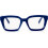 Óculos com armação quadrada, lentes transparentes sem grau (1 par) 1