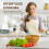 2PCS Rechargeable Electric Salt and Pepper Grinder Set, Automatic Gravitys Grinder Adjustable Coarseness Led Light 6