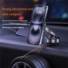 Electric Vacuum Magnetic Suction Phone Mount Foldable Strong Suction Stand 360 Rotation Car Phone Holder