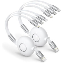 Nabíjecí kabel ZLC 3 v 1 s navíjecím kabelem (Lightning/Type-C/Micro USB)