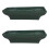FRCOLOR2Pcs Μπολ με Λουλούδια, Αξεσουάρ Λουλουδιών DIY, Πράσινα 1