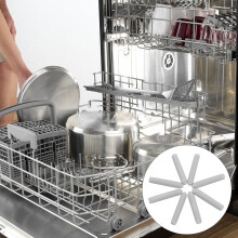 50 tappi per punte dei cestelli della lavastoviglie, in gomma morbida grigia