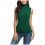 Ärmellose Rollkragenpullover für Damen, leichte, dehnbare Oberteile 1