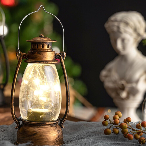 Electronic Candle Battery Operated Flickering Flame Vintage