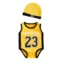 Barnkläder Print23Småbarn Ärmlös Mössa Romper Baby Body Träning Pojkar Pojkar Romper & Jumpsuit För 12-18 Månader