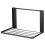 Magnetic Washing Machine Side Shelf Space-Saving Folding Clothes Rack No Punching Temporary Rack Simple Bathroom Shelf. 1
