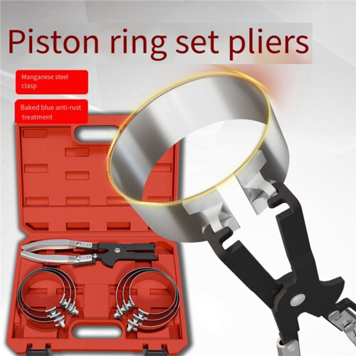 Universal Fastener Clamp Cylinder Piston Ring Compressor Car Repair Tool Kit Automotive Disassembly Tools 1