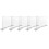Clear Closet Shelf Bookcase Divider Home Use Wardrobe Shelf Bookcase Divider Baffle Commodity Storage 1