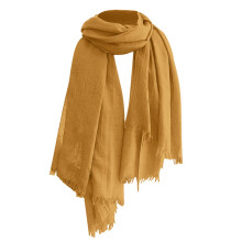Lenço longo de linho feminino Ediodpoh, estilo voile, ideal para viagens, praia e proteção solar, em estilo coreano e japonês, com um toque