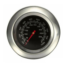 Temperature Thermometer Gauge | Barbecue BBQ Grill Pit Thermostat Smoker. A1X1