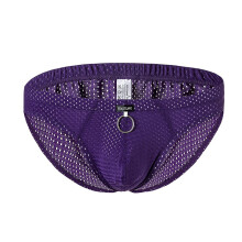 Sous-vêtements pour hommes hoksml - Boxers tendance en maille respirante - Slips sexy en liquidation