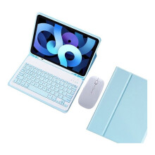 Capa com teclado retroiluminado e mouse para iPad Air 4