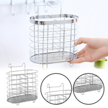 Estante de liquidación por menos de $5: reposacucharas de acero inoxidable, soporte para esponjas, cesta para secar utensilios, soporte para