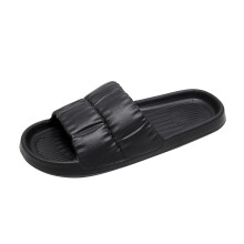 Ediodpoh Fashion Chaussures de douche confortables pour hommes, respirantes et à semelle souple, noires, taille 9