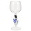 Julesnømann-vinglass - 300 ml 1