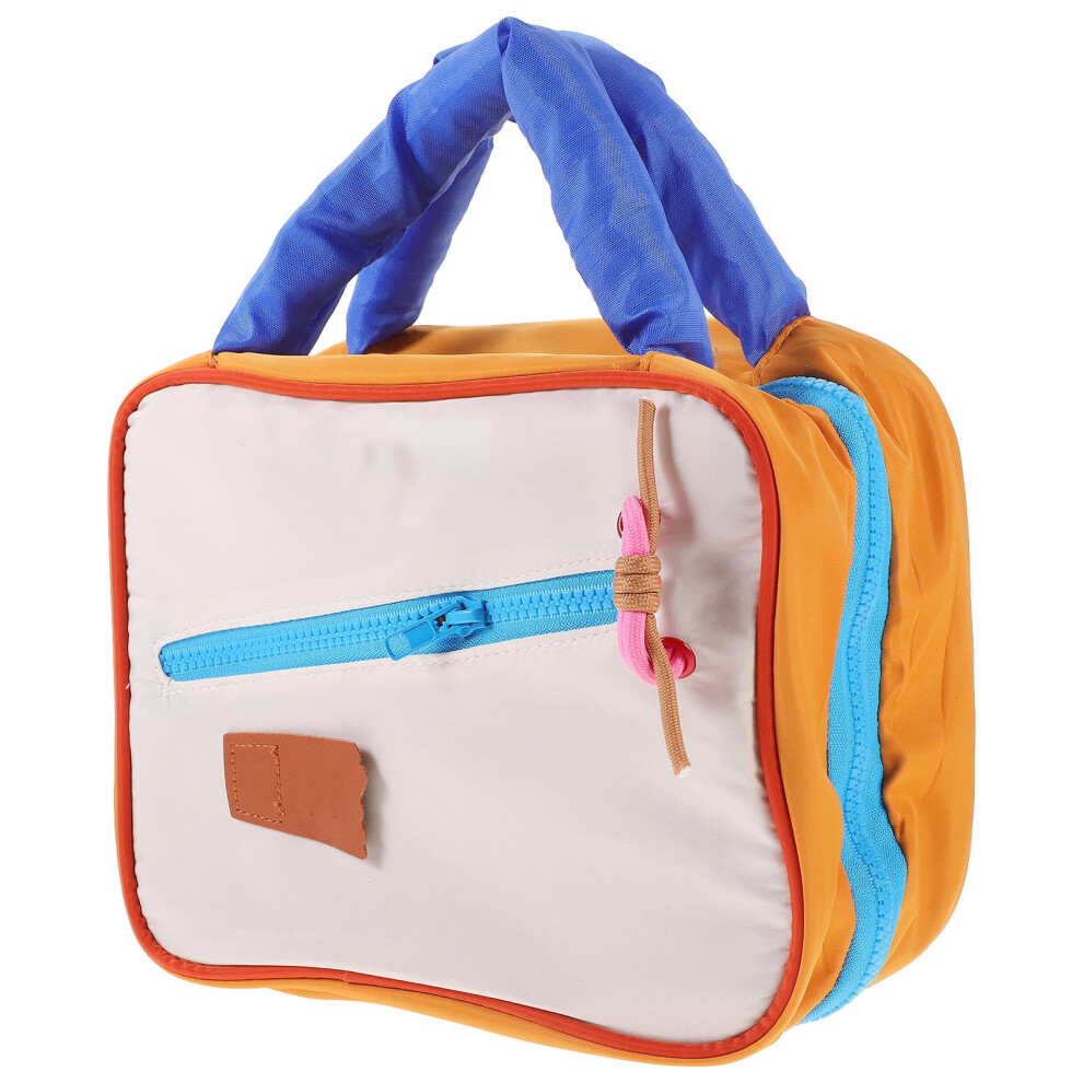 Rectangular Polyester Makeup Bag with Handle â 24 x 19 x