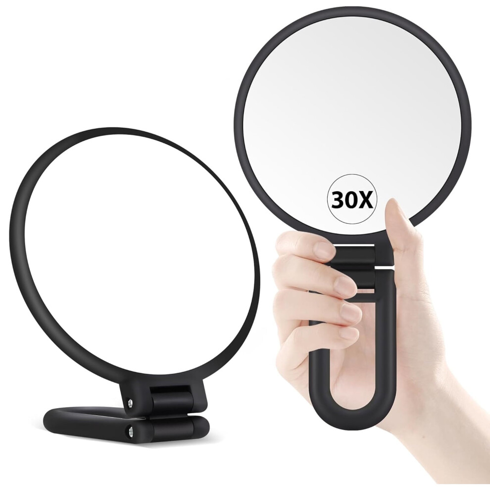 1x/30x Double-Sided Foldable Handheld Mirror