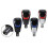 For   8 Manual Shift Knob Cover 5/6 Speed Genuine Leather Gear Shift   Electroplating 5 Speed 6