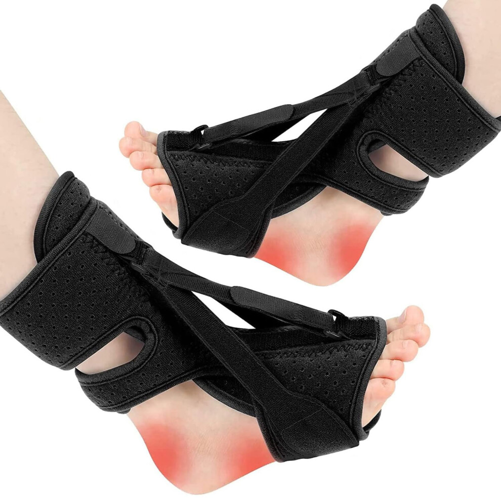 Plantar Fasciitis Night Splint with 3 Adjustable Straps