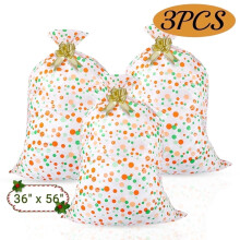 Extra große Geschenktüten mit Punktmuster, 36 x 56 Zoll, 3er-Pack