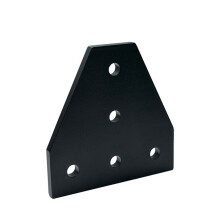 T Shape Corner Angle Bracket for 2020 Aluminum Profile 5 Hole Joining Board Plate, Ideal for 3D Printer