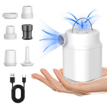 Portable Compressors Wireless Tyre Inflator Air Compressor for Car Bike with Power Bank LED Light