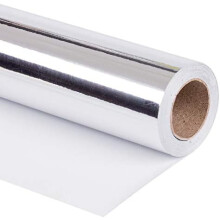 Silbermetallic Geschenkpapierrolle 43,2 cm x 20 m