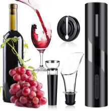 Elektrischer Weinöffner 4-in-1-Set mit Korkenzieher und Folienschneider