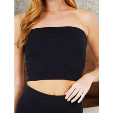 Dame stropløs bandeau dobbeltlags basis casual tube top