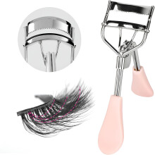 Eyelash Curler with Pad Lash Curler Makeup Tool with Perfect 3D Layered Effect, Suitable for All Eye Shapes for Women and Girls