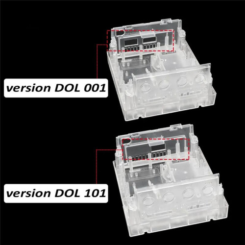 Replacement Shell Case for  Gamecube NGC DOL-001 and DOL-101 Video Game Consoles Games Accessories,E 1
