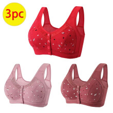 3PC2025Sutiene cu închidere frontală, sutien confortabil pentru seniori, sutien Daisy cu design unic pentru femei