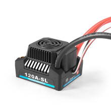 120A Brushless-Regler mit 4-6S5A/5,8V BEC für 3660/3670/3674 Brushless-Motoren, 1/8 ferngesteuerte Autos/Boote