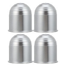 Beschermkap voor trekhaak, 4 stuks, 2,8 x 2,4 inch, zilverkleurig - slijtvaste afdekking voor trekhaak