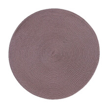 Runde, geflochtene Platzsets, waschbar, hitzebeständig, aus Baumwoll-Polyester, für den Küchentisch, 18 cm (7 Zoll) – A